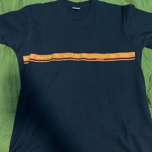 Supreme Hard Goods Tee Navy Large